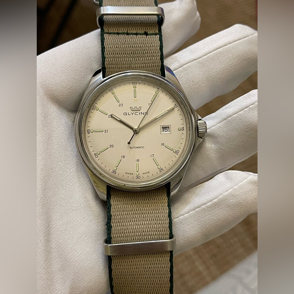 GLYCINE Combat 6 Automatic Silver Dial Men's Watch 43mm Swiss Made